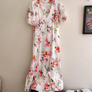 Zara Flower Dress Size M